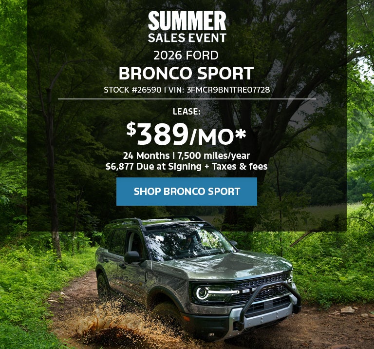 2026 Ford Bronco Sport