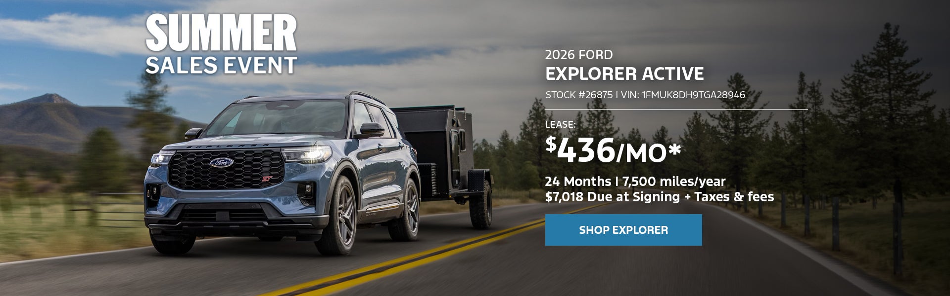 2026 Ford Explorer Active