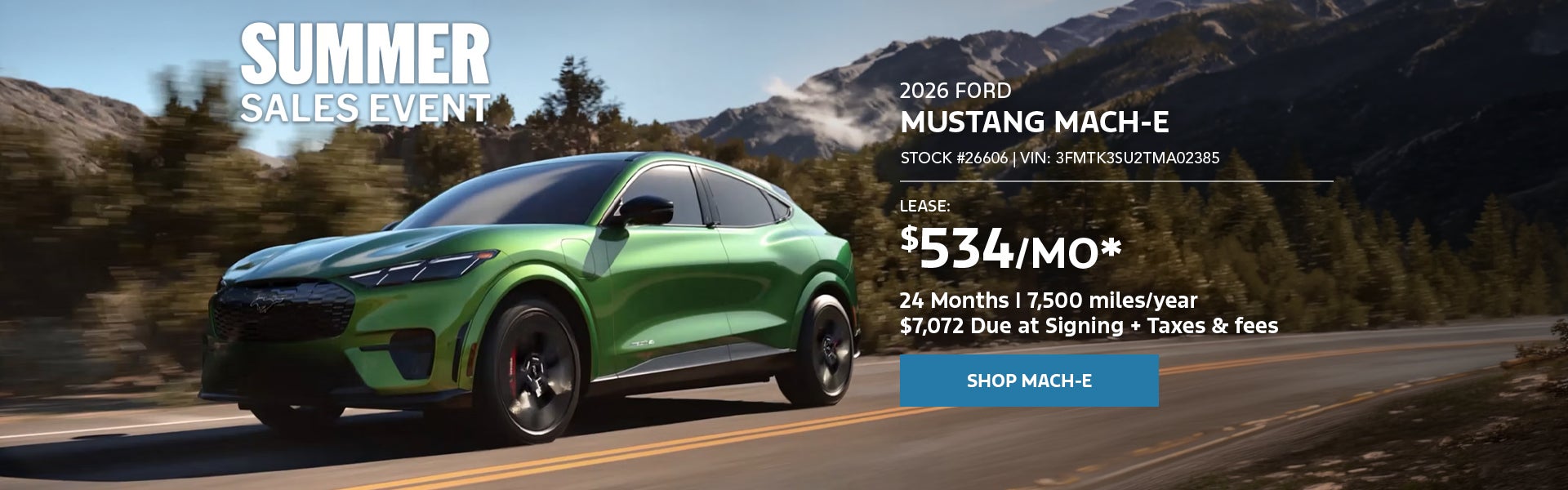 2026 Ford Mustang Mach-E