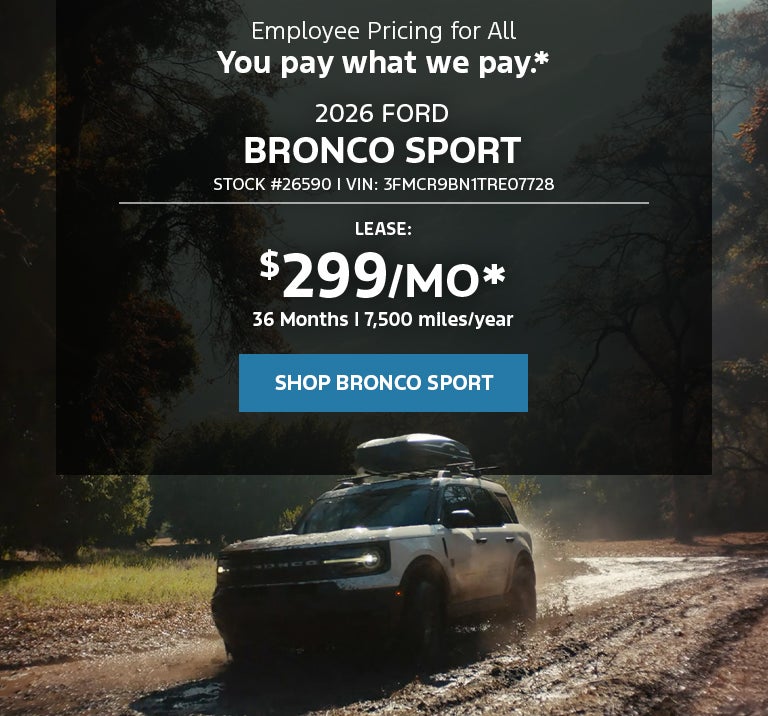2026 Ford Bronco Sports