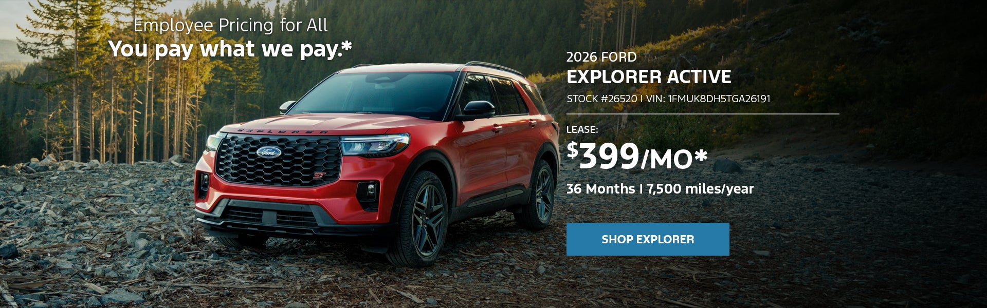 2026 Ford Explorer 
