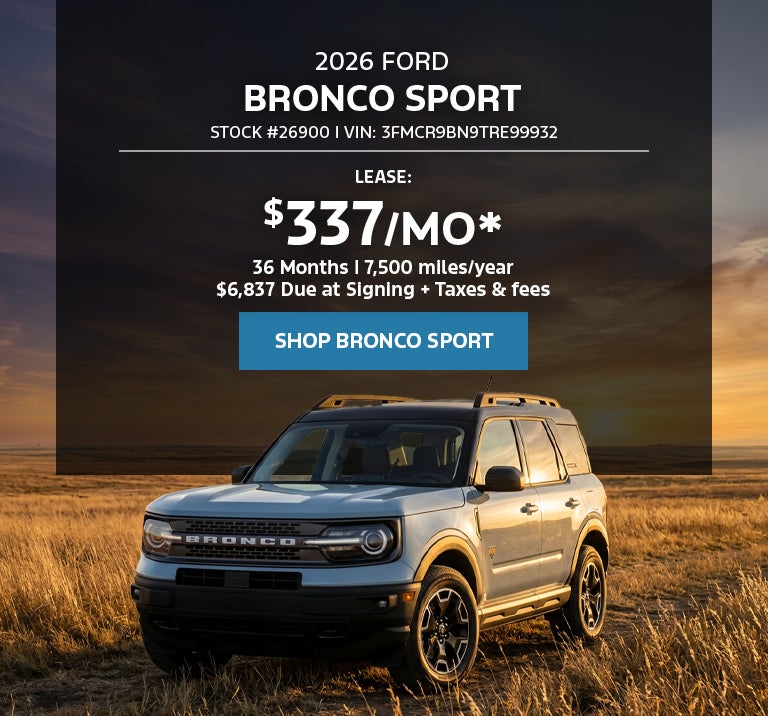 2026 Ford Bronco Sport