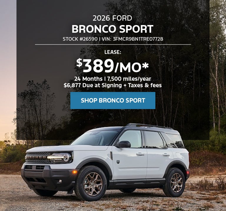 2026 Ford Bronco Sport