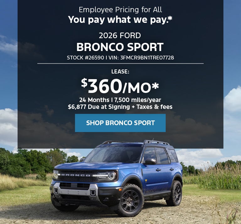 2026 Ford Bronco Sport