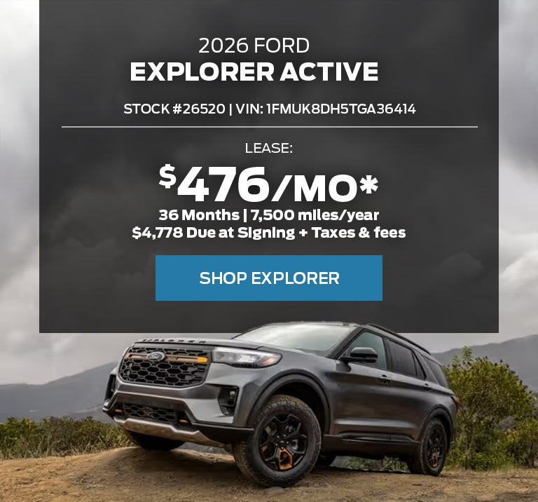 2026 Ford Explorer Active
